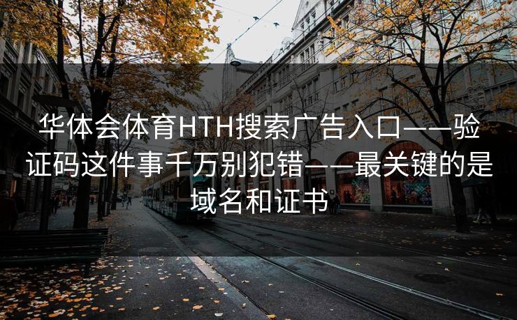 华体会体育HTH搜索广告入口——验证码这件事千万别犯错——最关键的是域名和证书 华体会体育HTH搜索广告入口——验证码这件事千万别犯错——最关键的是域名和证书